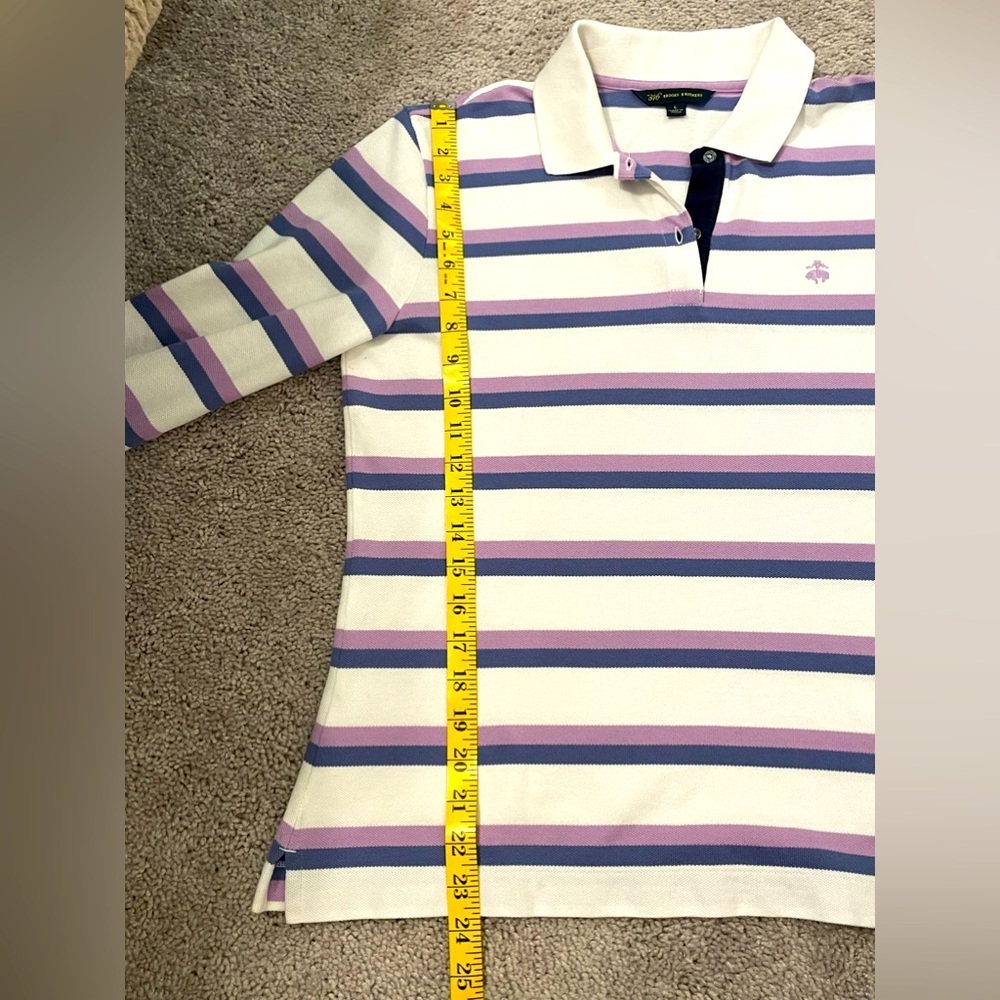 346 Brooks Brothers Long Sleeve Top - Picture 9 of 10